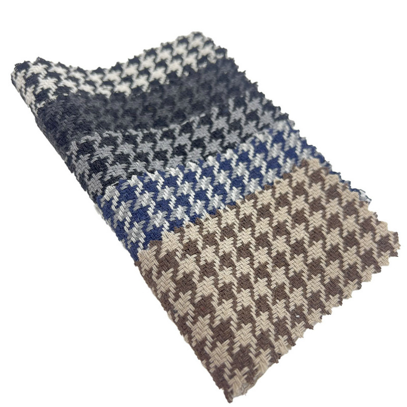 Gray Houndstooth lana textilia Hoodies 3946