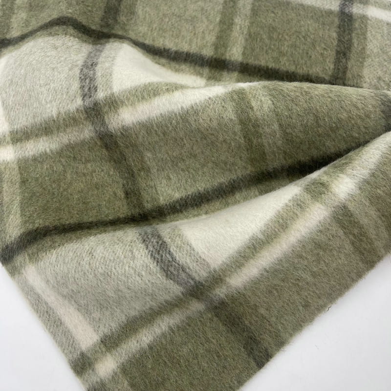 Green Plaid Shadow Lanae Creber textilia In Available enim vestes ZZH25001